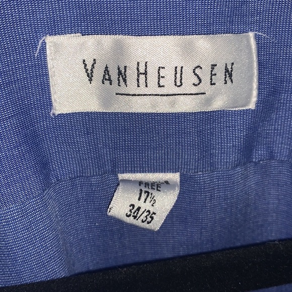Solid Blue Dress Shirt - Picture 3 of 4